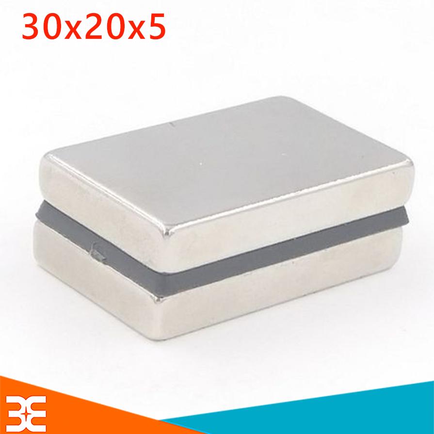 Nam Châm Đất Hiếm Chữ Nhật 50x5x4mm