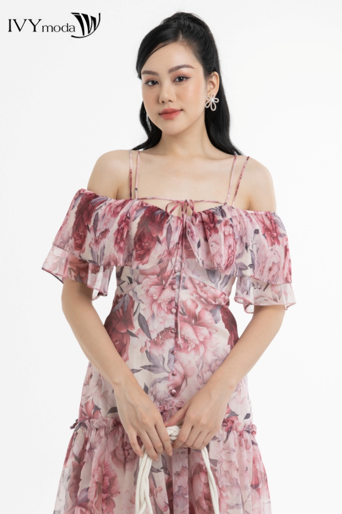 Đầm voan đuôi cá IVY moda MS 48T0211