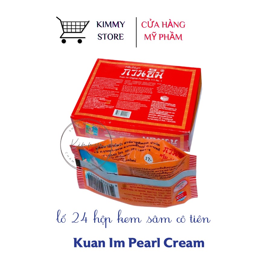 [HCM]Lẻ 1 hộp kem trắng da sâm cô tiên thái đỏ