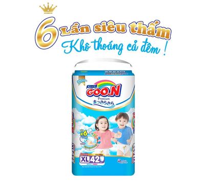 Bỉm - Tã quần Goon Premium size XL - 42 miếng (Cho bé 12 - 17kg)