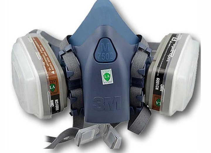 MẶT NẠ PHÒNG ĐỘC SILICON 3M7502 CHỐNG ĐỘC, PHUN SƠN KHÓI BỤI