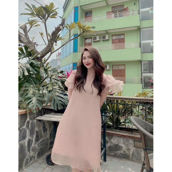 Đầm Bầu Lụa Tơ 2 Lớp M250 Lensi