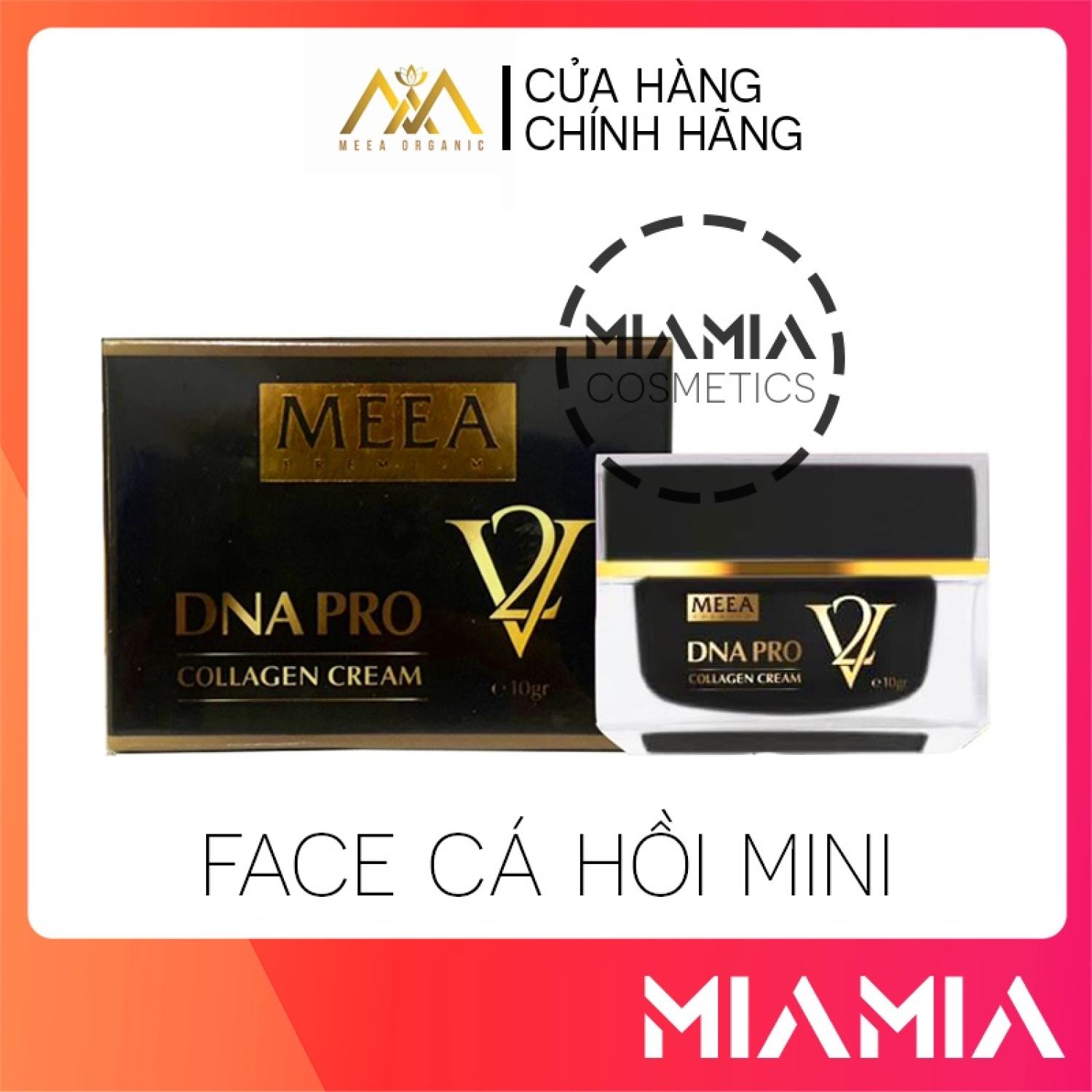 Kem face cá hồi dna pro collagen cream v2 mini meea organic chính hãng