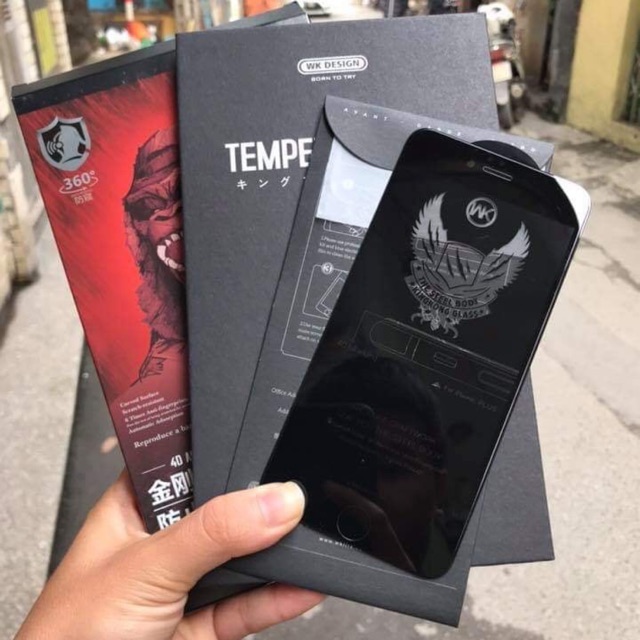 Cường lực full màn 4D King Kong chống nhìn trộm