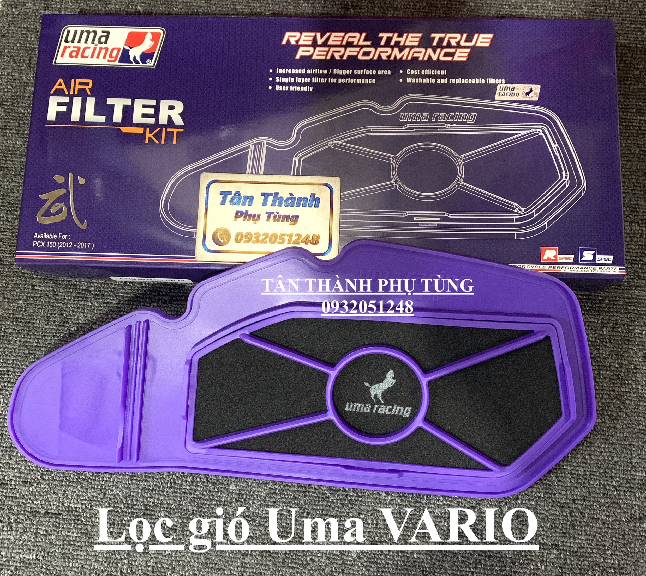 Lọc gió uma vario chính hãng