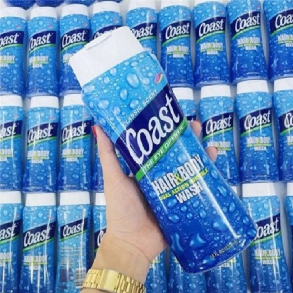Sữa tắm gội Coast Mỹ 532ml