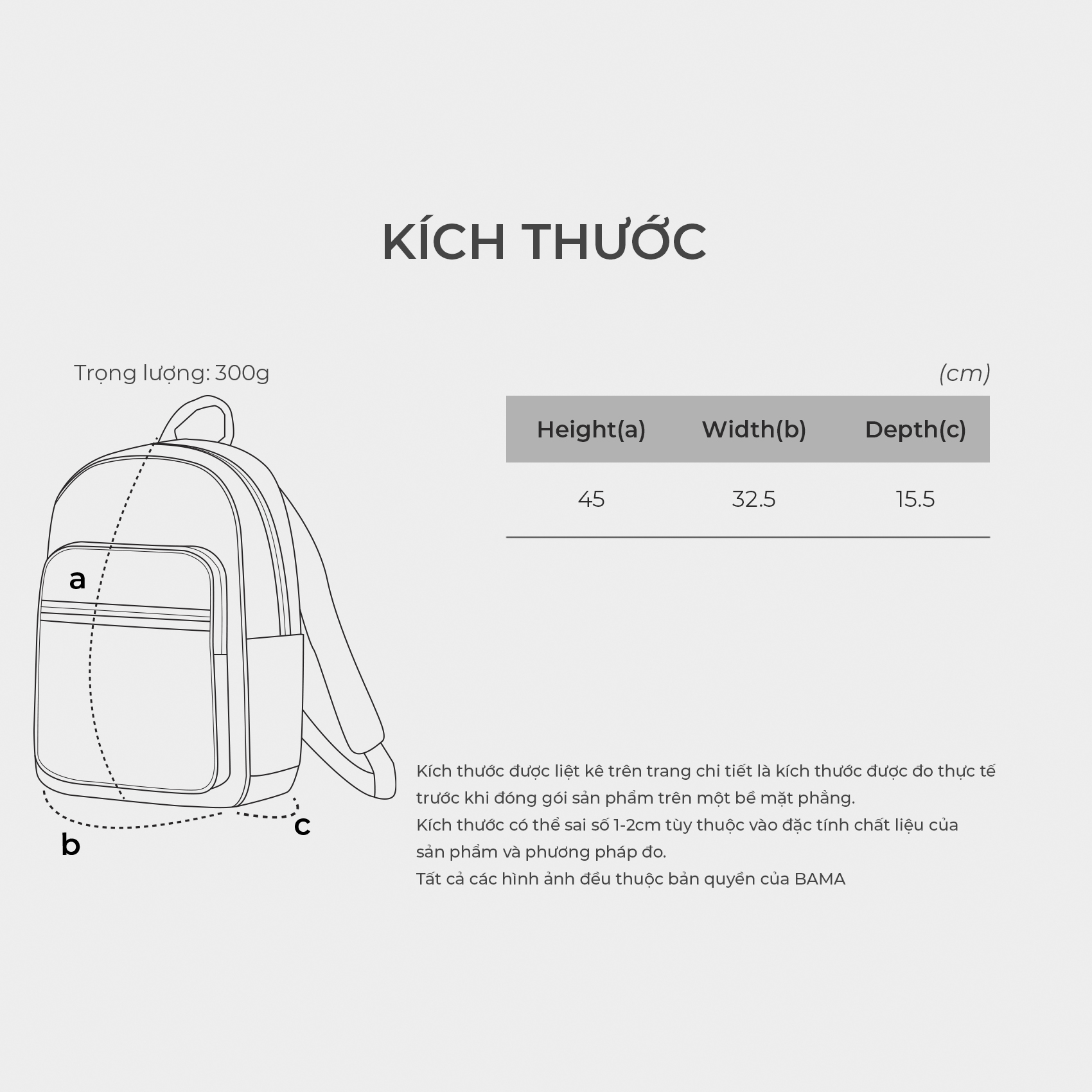 Balo BAMA Essential Backpack