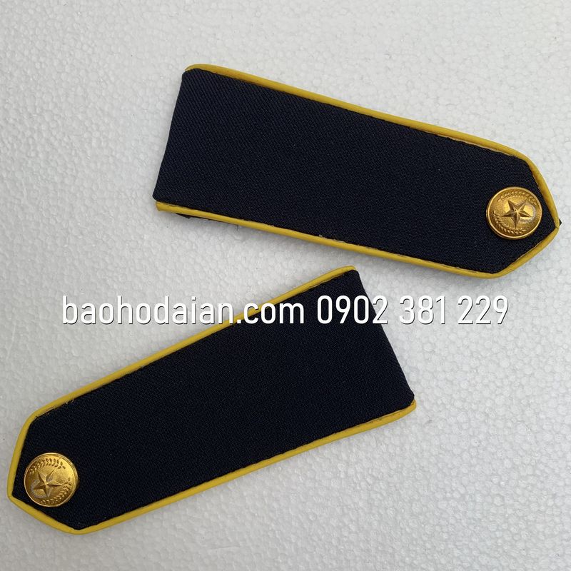 Cầu vai bảo vệ viền vàng trơn