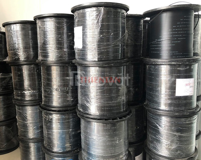 1000 mét cáp quang 1 cuộn vnpt, fpt chính hãng, 10 đầu fastconnector sc apc + 10 coupler sc upc
