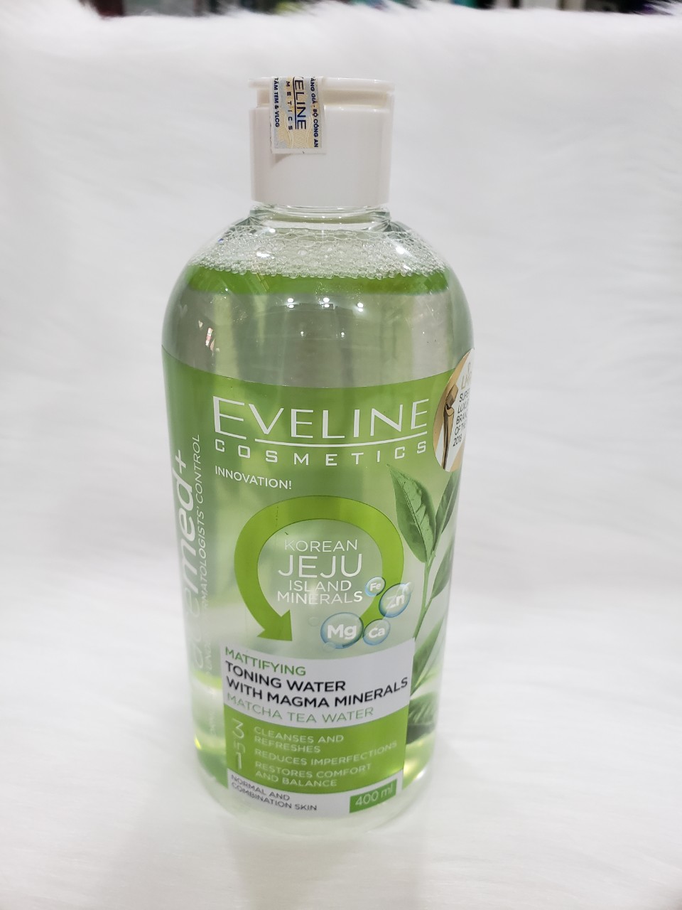 [HCM]Nước hoa hồng kiềm dầu Eveline Facemed 400ml