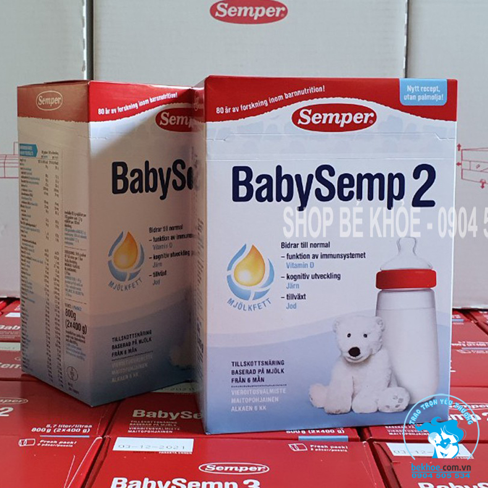 Sữa Bột Semper Thụy Điển 800G Từ Số 1-4