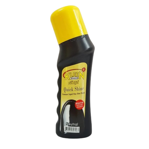 Kleen Shoes Quick Shine Premium liquid Ưax Shoes Polish Thailand 75ml