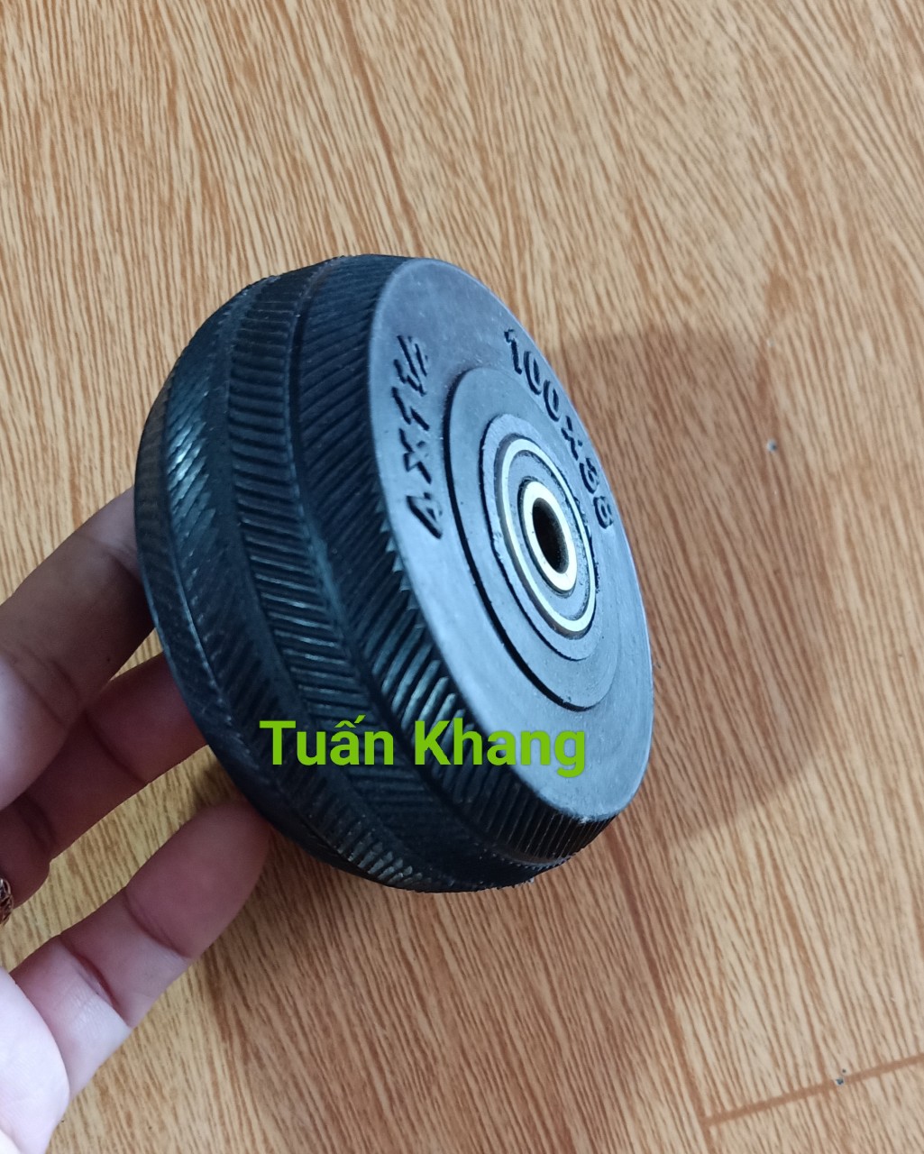 Bánh xe đẩy phi 100 có vòng bi