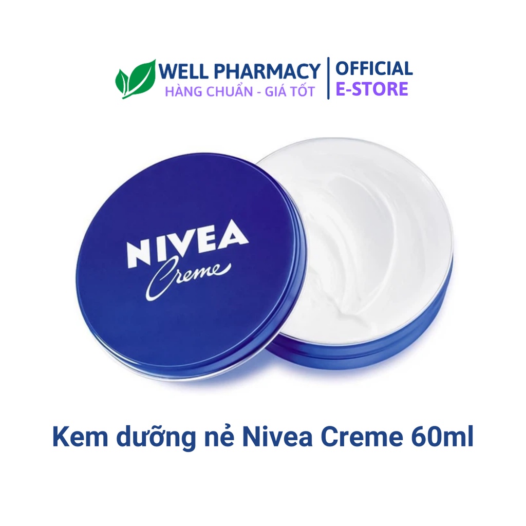 [Giá hủy diệt] Kem chống nẻ Nivea Creme Đức 60ml (hộp sắt xanh dẹt)