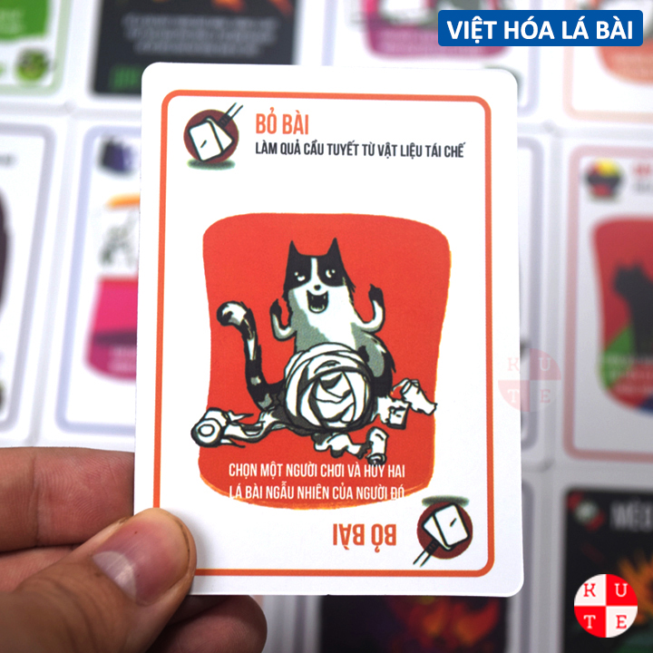 Bộ Mèo Nổ Mở Rộng Boardgame Exploding Kittens Việt Hóa Bán Lẻ 1 Bộ