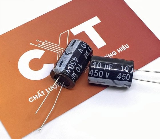 Tụ hóa 10uf 450v 13x21mm p5.0mm