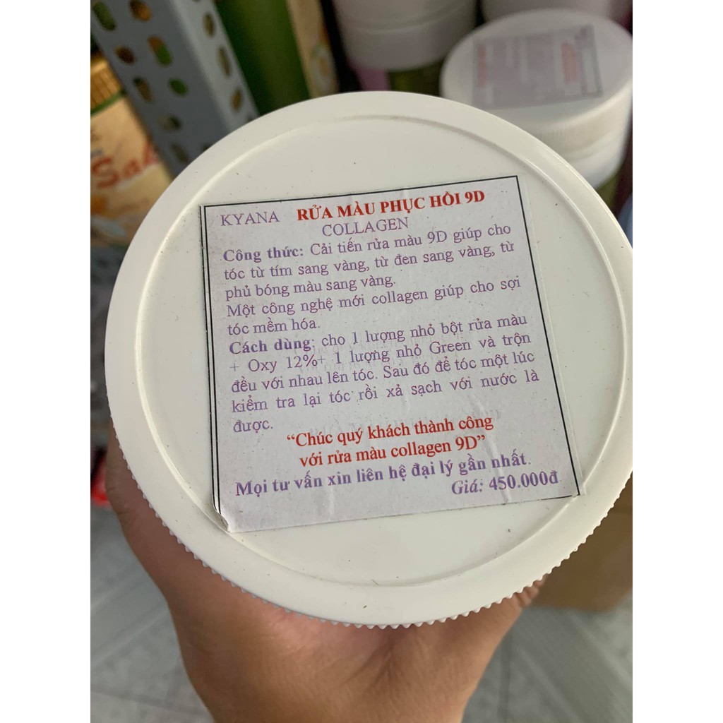 Bột rửa màu phục hồi nano 9D ViVITONE 500g