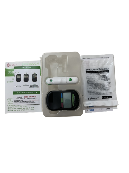 QUE THỬ ĐƯỜNG HUYẾT ONE TOUCH SECLECT SIMPLE PLUS - MÁY ĐO ĐƯỜNG HUYẾT ONE TOUCH SECLECT SIMPLE PLUS ( TẶNG KÈM 25 QUE THỬ) - BẢO HÀNH TRỌN ĐỜI - CHÍNH XÁC - NHANH CHÓNG