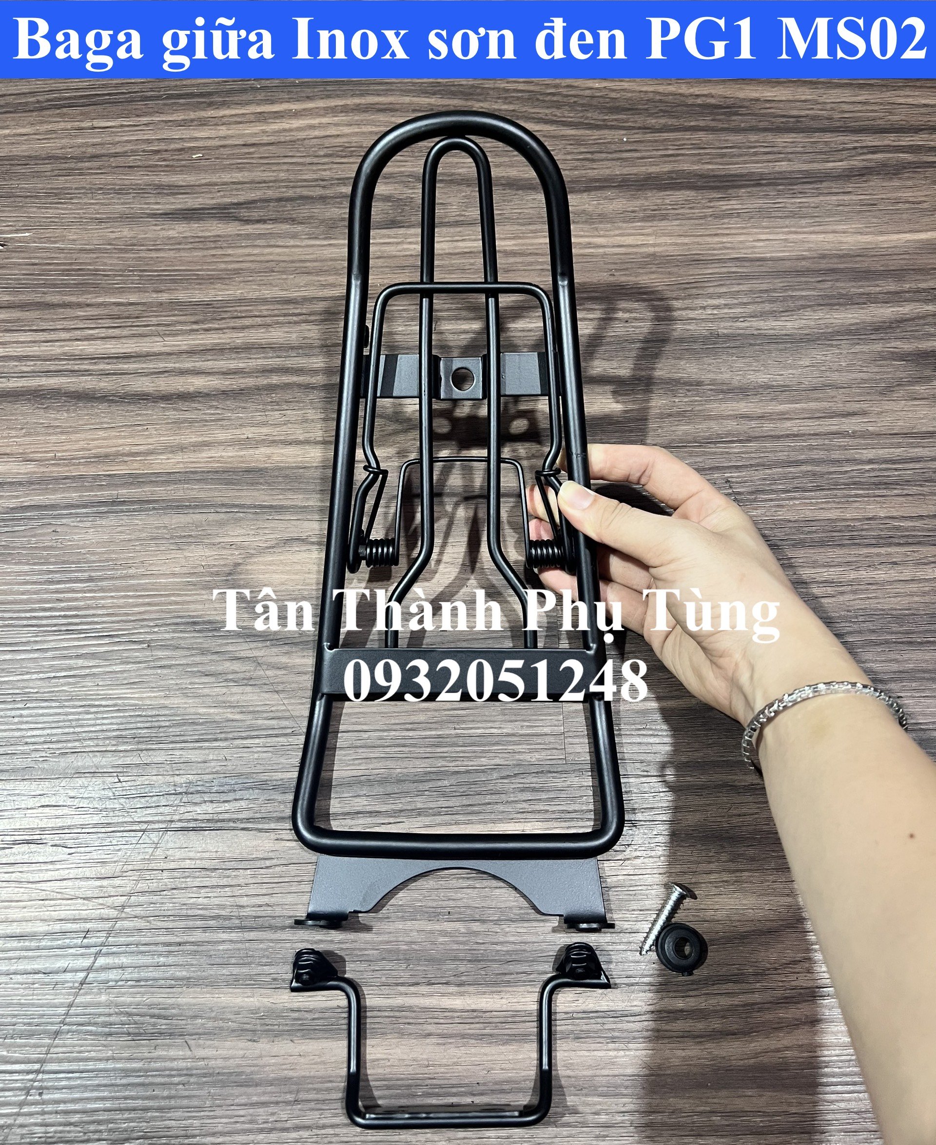 Baga giữa PG1,PG-1 10li kèm ốc và cao su
