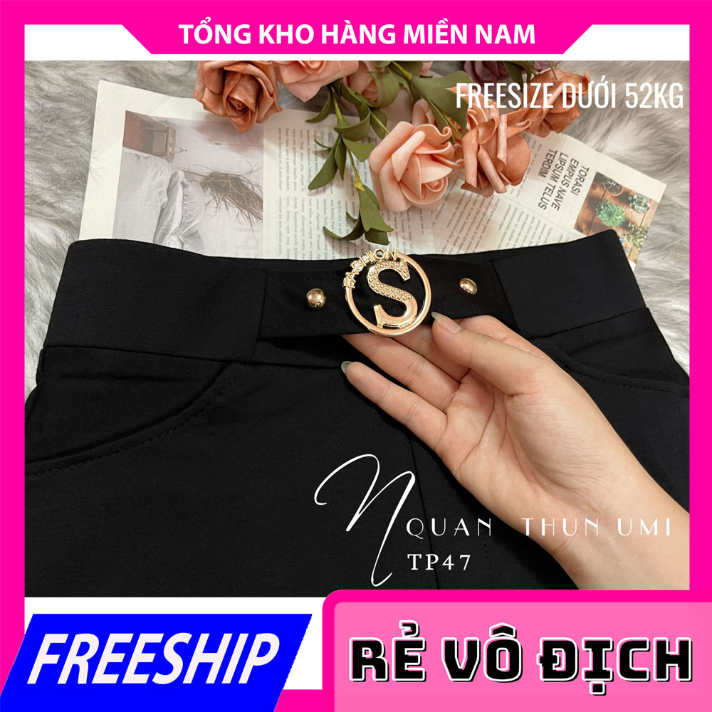 Quần legging thun umi logo tp47 🎀 hàng đẹp 🎀 ảnh thật 🎀 quần tây nữ 🎀 quần legging nữ 🎀