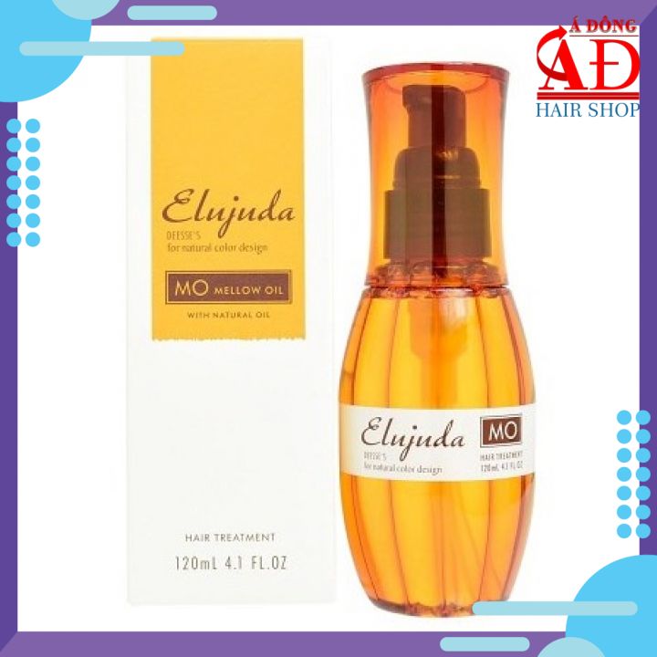 [+Tặng mũ trùm] Tinh dầu MILBON Elujuda MO dưỡng tóc dày 120ml (JAPAN)