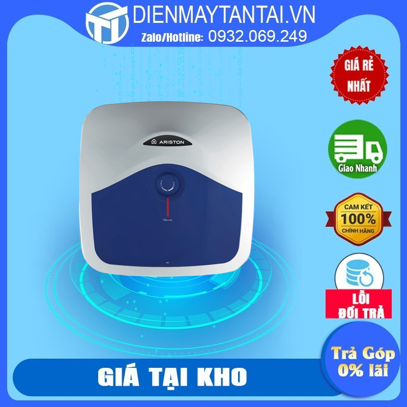 Bình nóng lạnh ariston blu 15 r 2.5 fe 15 lít - giao toàn quốc - freeship hcm