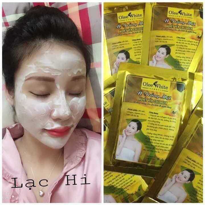 Mặt Nạ Ủ Trắng Huyết Yến Collagen