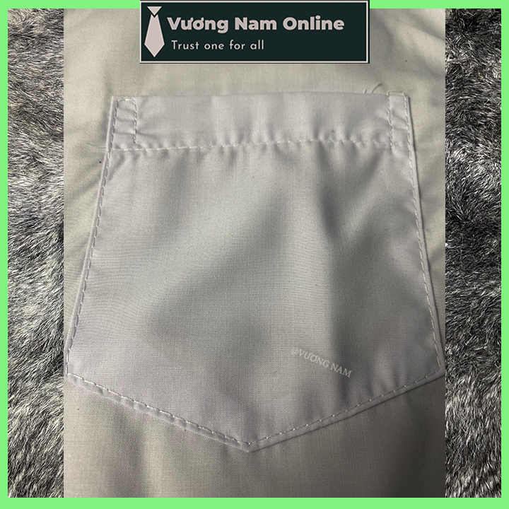 HOÀN TIỀN 15% - Áo sơ mi nam trắng đi học sinh tay ngắn và dài cấp 2 và 3 vải kate hàng tiêu chuẩn vạc ngang