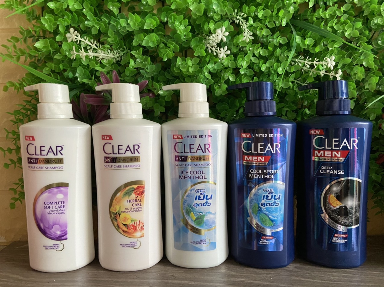[HCM]Dầu gội đầu clear & clear Thái lan 480ml