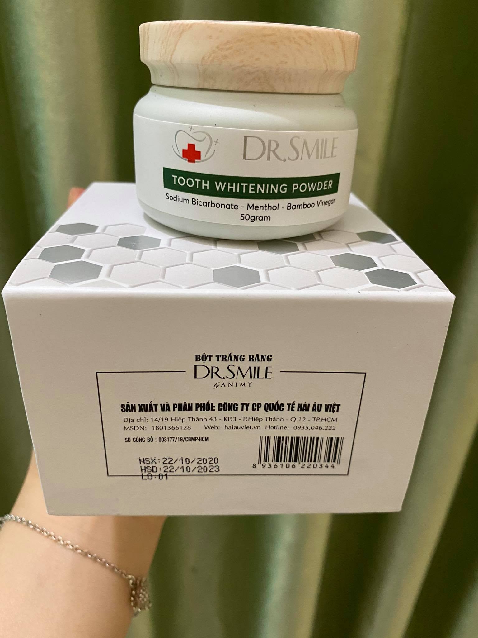 BỘT TRẮNG RĂNG DR.SMILE-TRẮNG RĂNG-HẾT HÔI MIỆNG