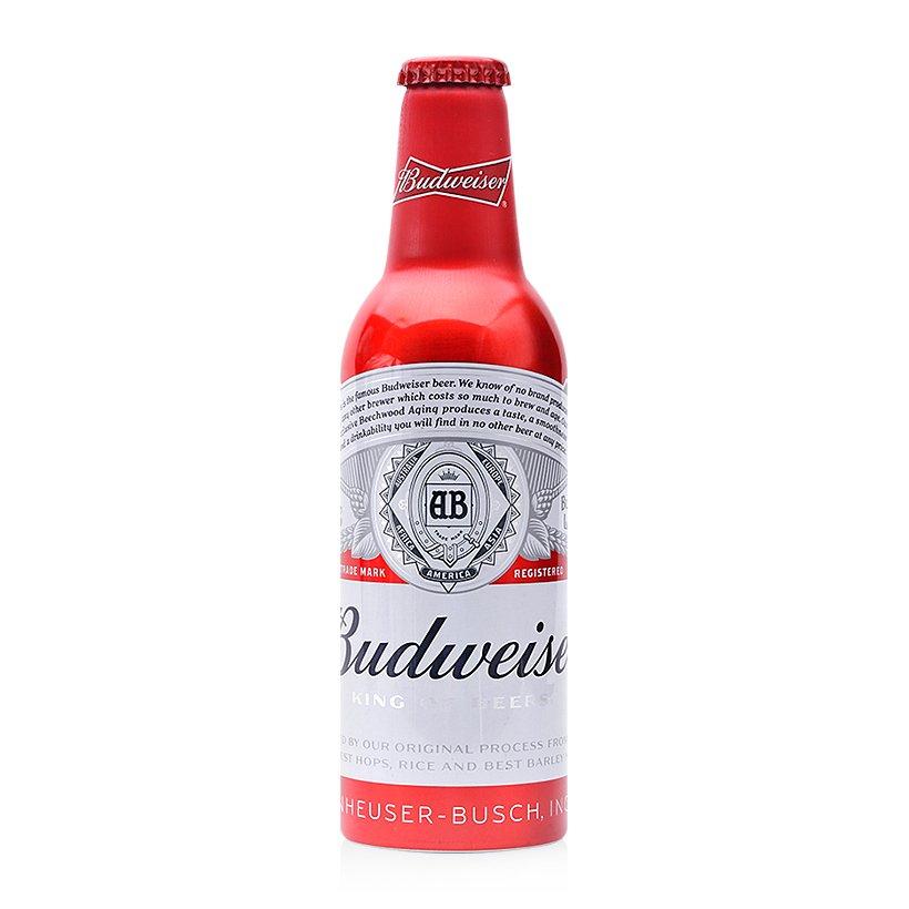 Bia Budweiser chai nhôm 355ml (Mẫu Ngoại hạng Anh)