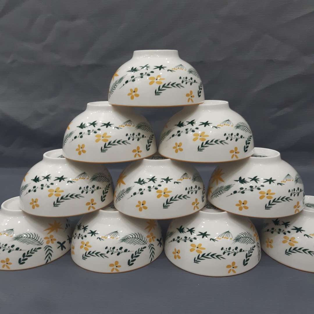 BỘ CHÉN SAO BIỂN Chén ăn cơm 11.5cm (Có 2 phân loại: Bộ 5 chén và bộ 10 chén)