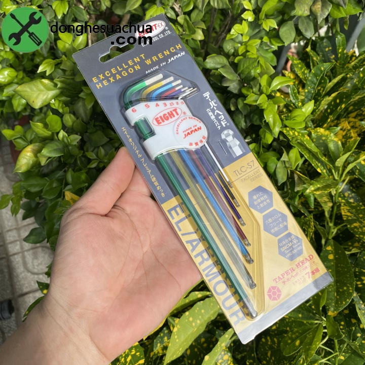 Bộ lục giác màu 7 cây eight tlc-s7 nhật bản