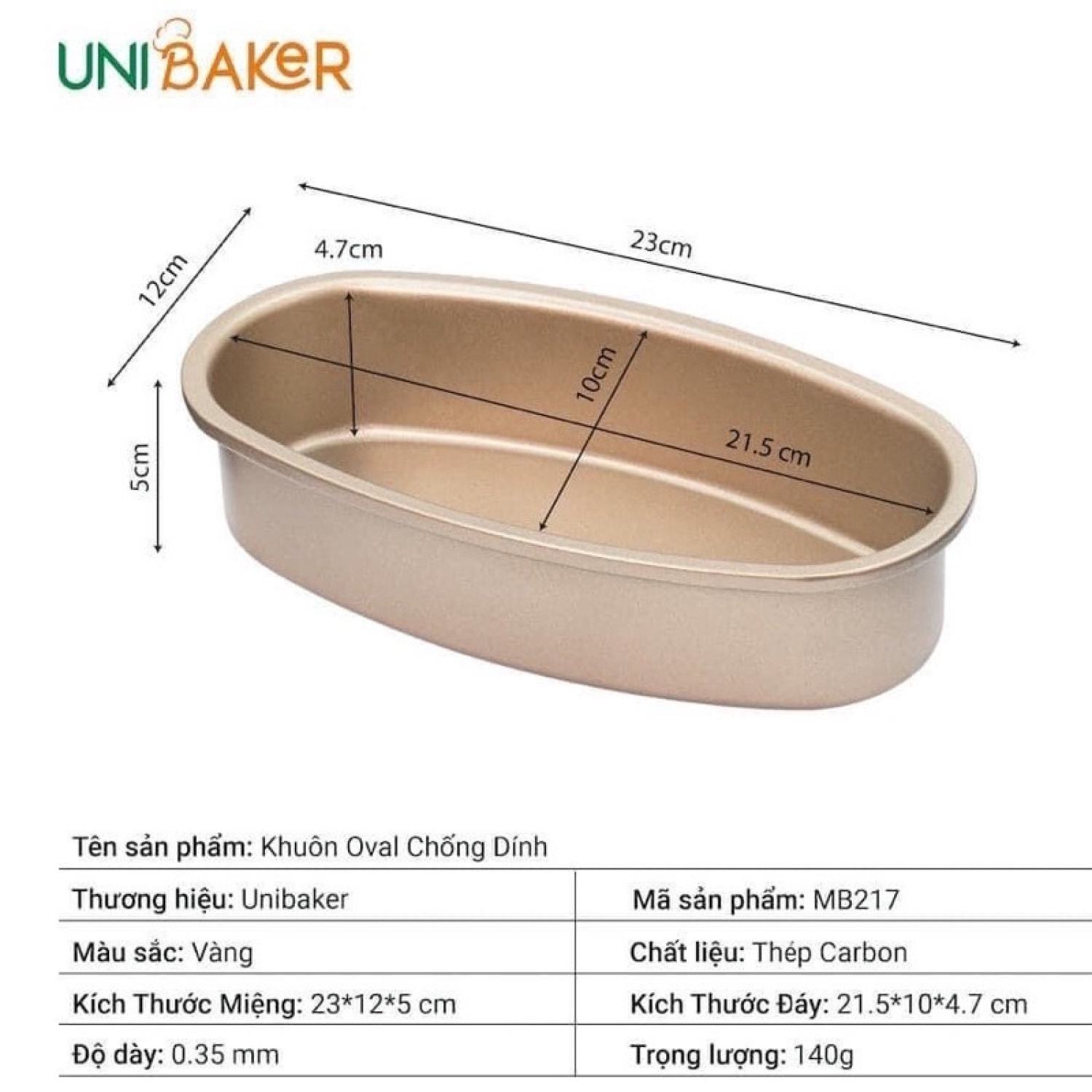 Khuôn Ovan Unibaker
