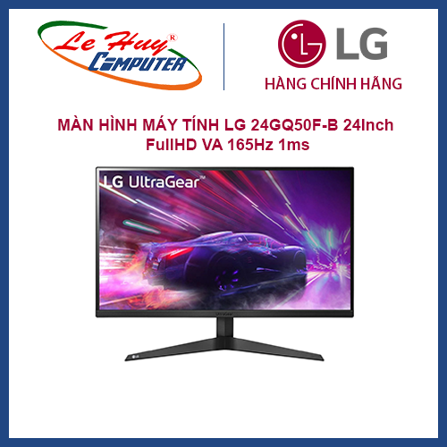 Màn hình máy tính lg 24gq50f-b 24inch fullhd va 165hz 1ms