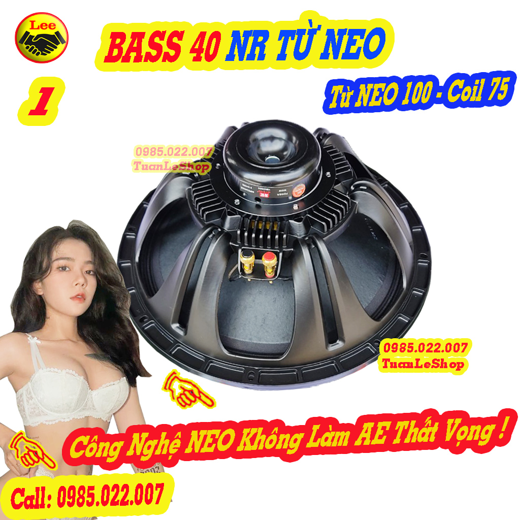Loa bass 40 nr từ neo coil 75 hàng chính hãng– loa rời bass 4 tấc - giá 1 chiếc loa nhập khẩu cao cấp