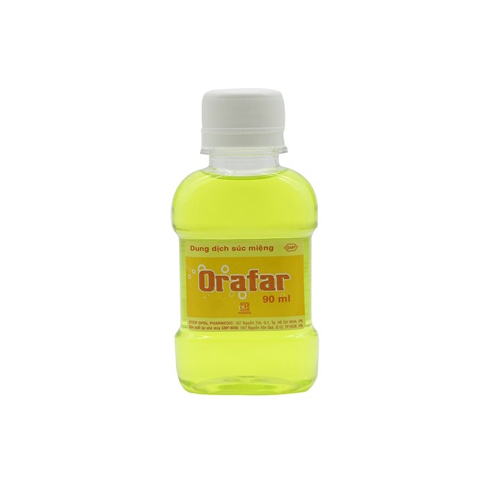 COMBO 5 CHAI Nước súc miệng Orafar chai 90ml