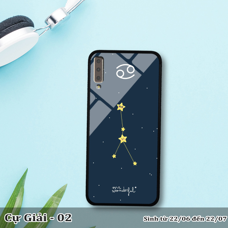 Ốp lưng Samsung Galaxy A7 (2018) in 3D cung hoàng đạo