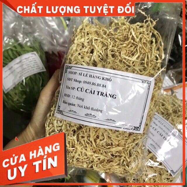 Củ cải trắng sấy khô 100gr _hàng ngon