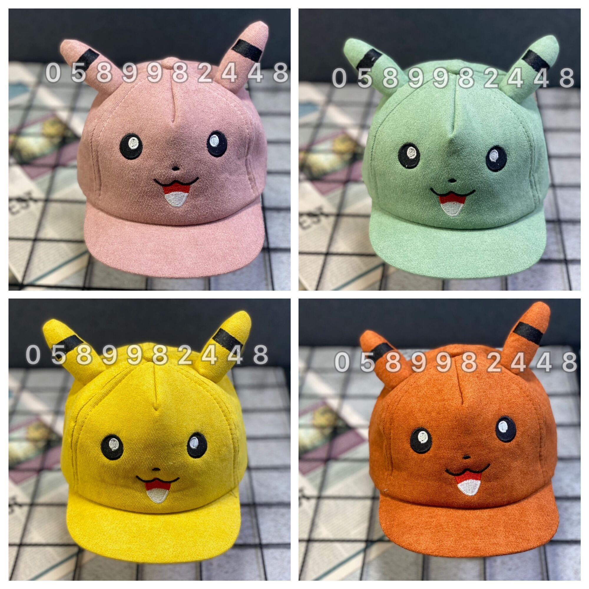 Nón kết pikachu nhí cho bé cute dể thương 1t đến 5t