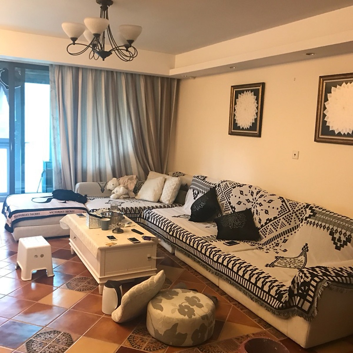 Thảm thổ cẩm decor vintage, Thảm trải sofa, Trải Sàn ( sử dụng đc 2 mặt)