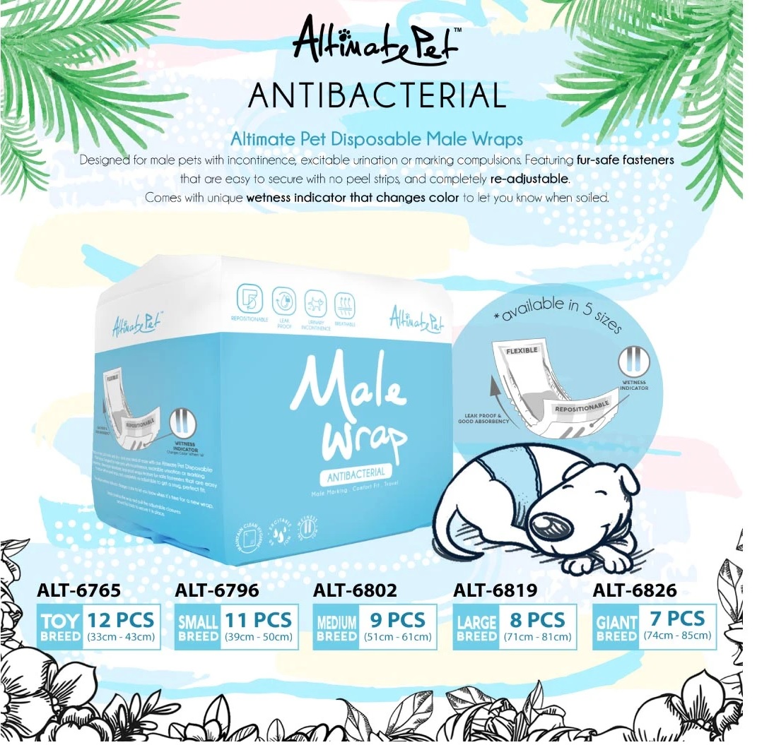 Tã quần chó đực Male Wrap Diaper size Medium