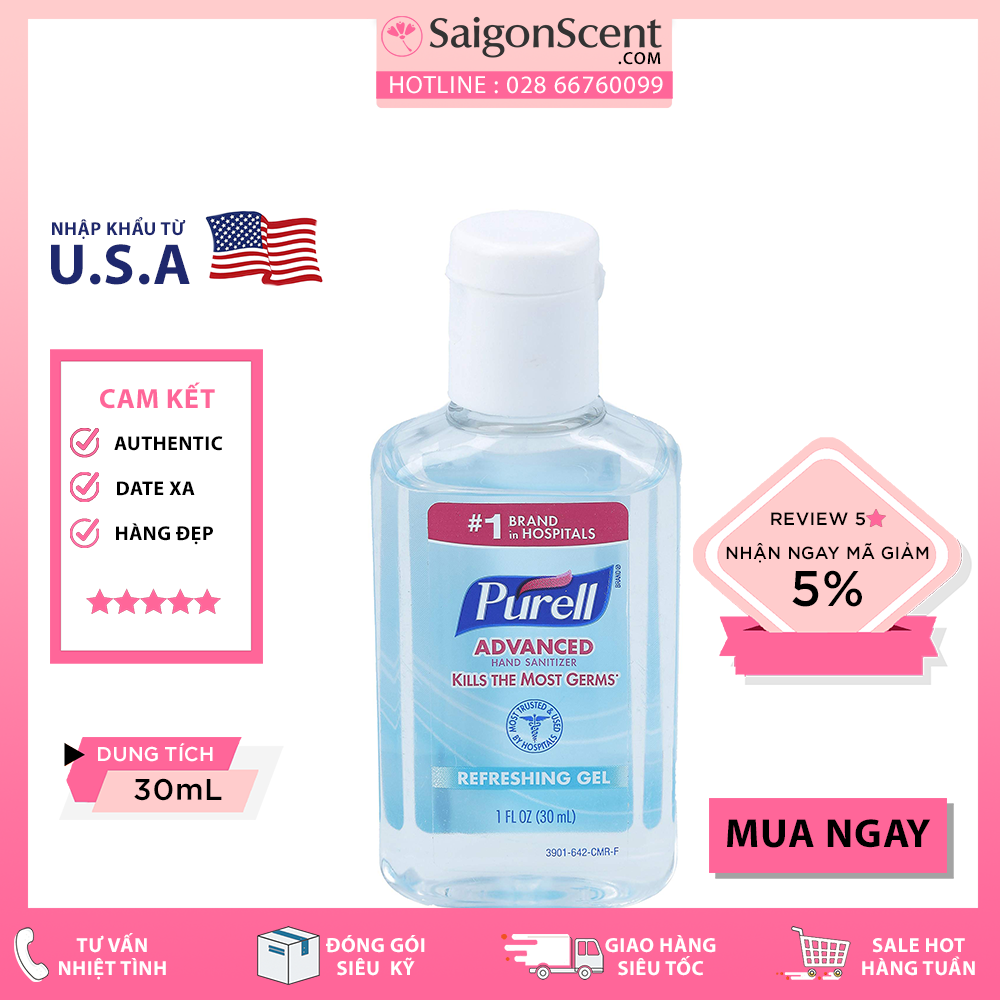 Gel Rửa Tay Khô Purell ( 30mL )