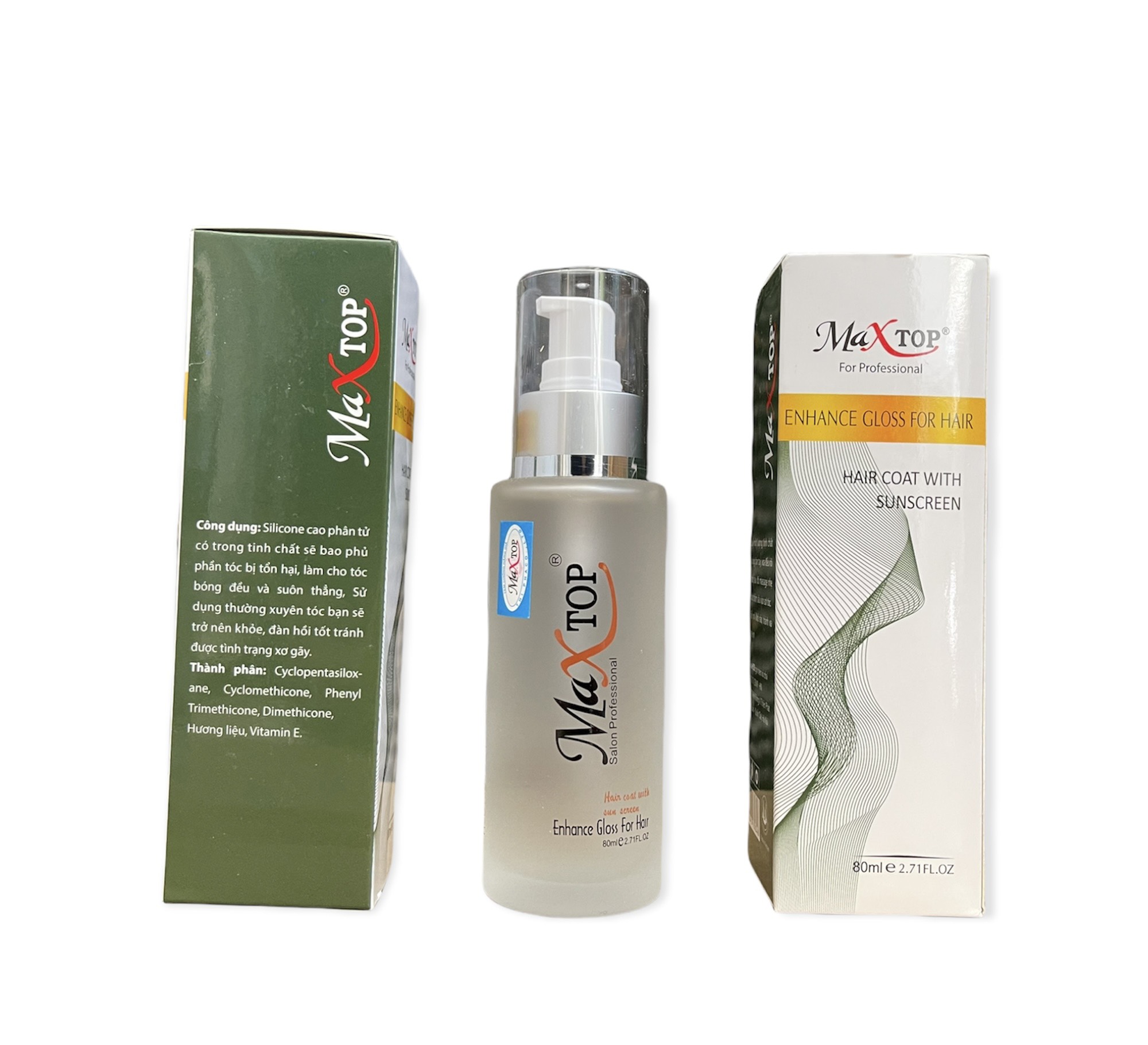 Tinh dầu dưỡng tóc Maxtop Enhance Gloss For Hair 80ml