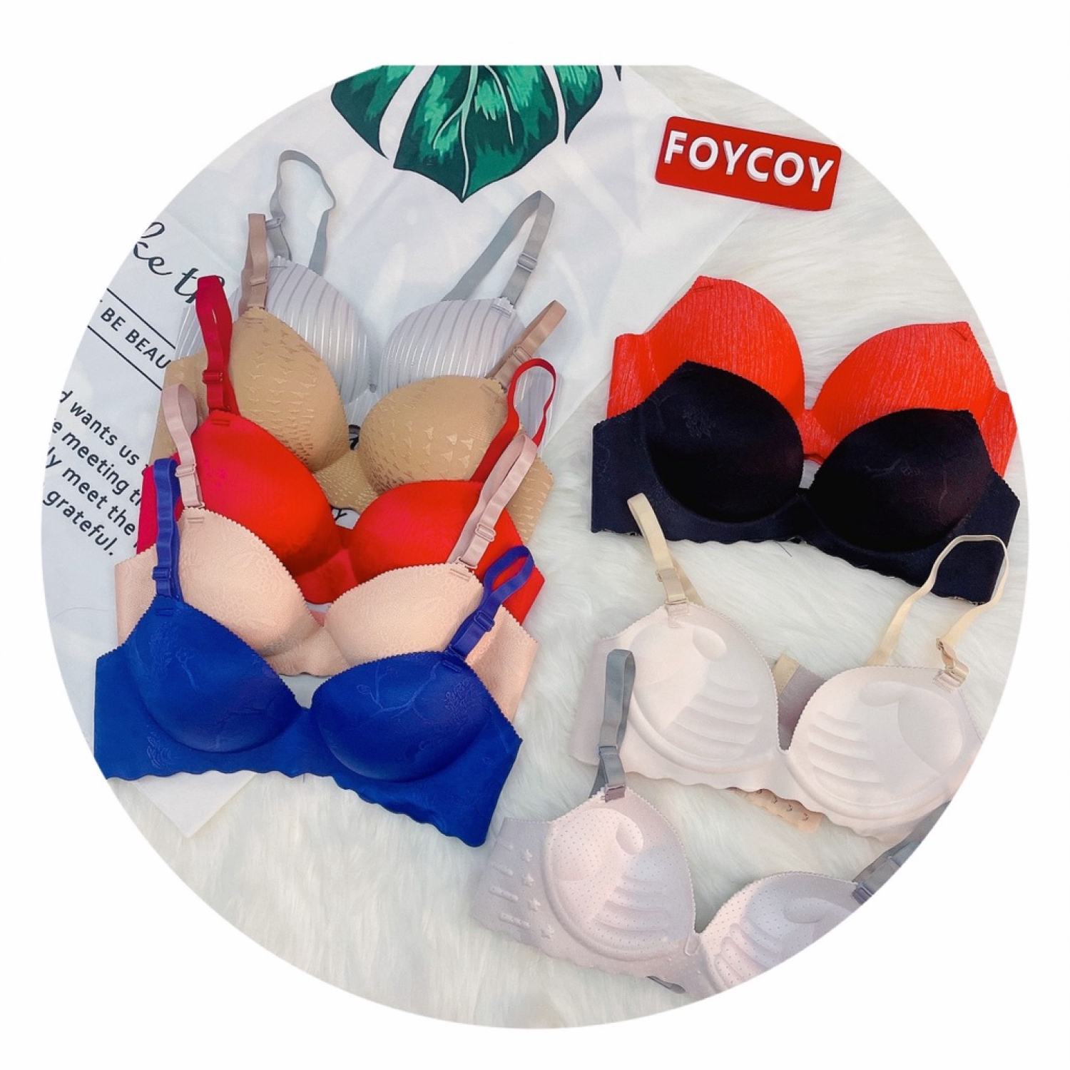 Combo 3 Áo lót đúc su siêu nâng ngực cao câp ( đệm 5cm)
