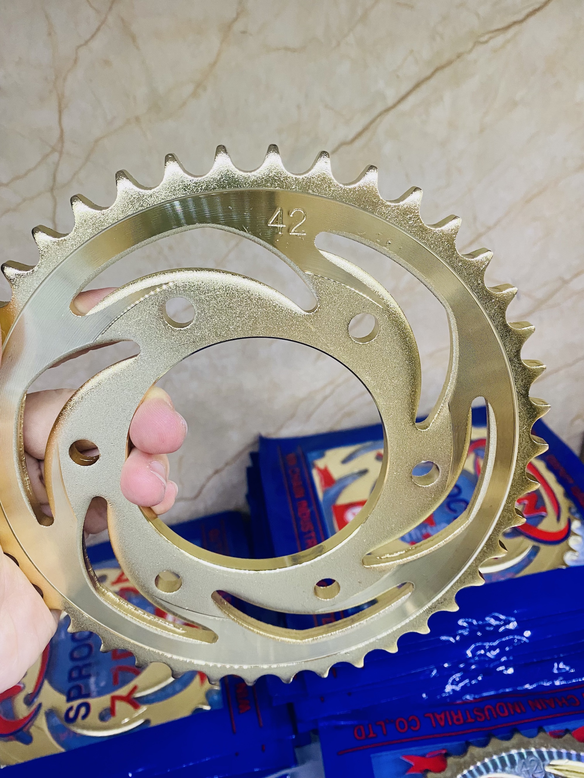 [FreeshipMAX] BỘ NHÔNG SÊN DĨA EXCITER 150 VÀNG ĐEN