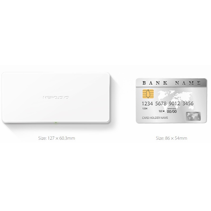 Bộ Chia Tín Hiệu Để Bàn 8 cổng 10/100Mbps Mercusys MS108 - Mới 100%