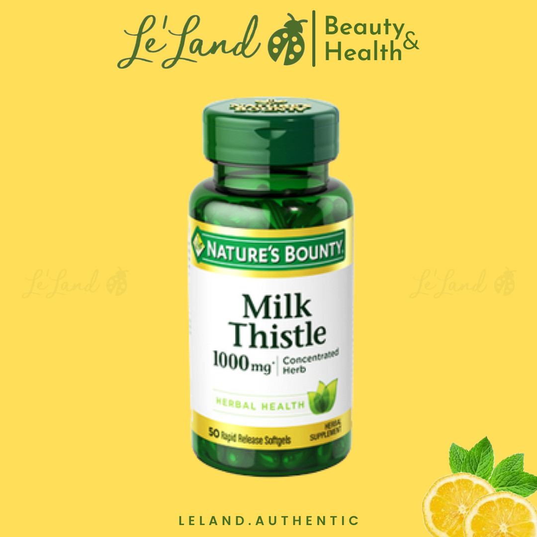 [HCM]CHÍNH HÃNG - GIẢI ĐỘC BẢO VỆ GAN MILK THISTLE NATURE’S BOUNTY