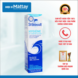 Sterimar Nose Hygiene And Comfort Người lớn Làm Sạch Mũi, Thông Mũi Chai thumbnail