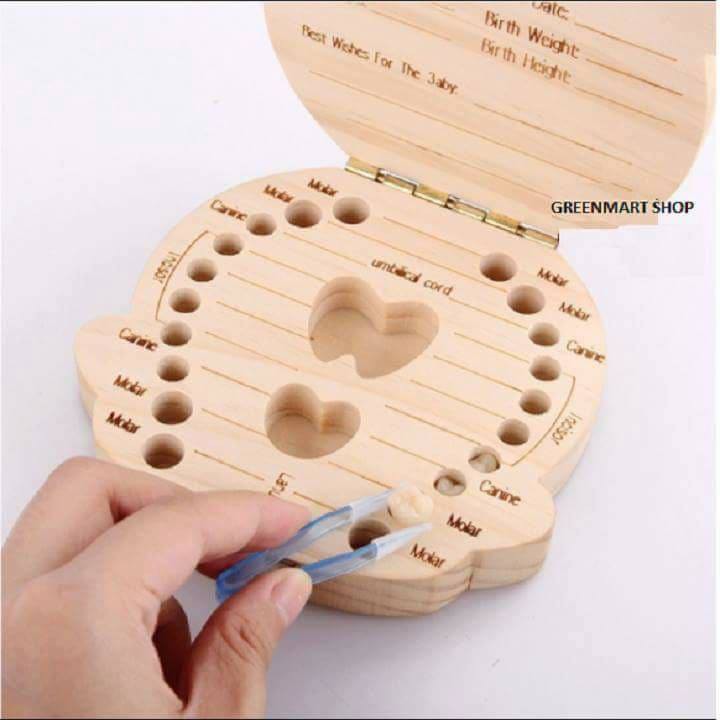 Hộp đựng răng sữa kỉ niệm cho mẹ và bé